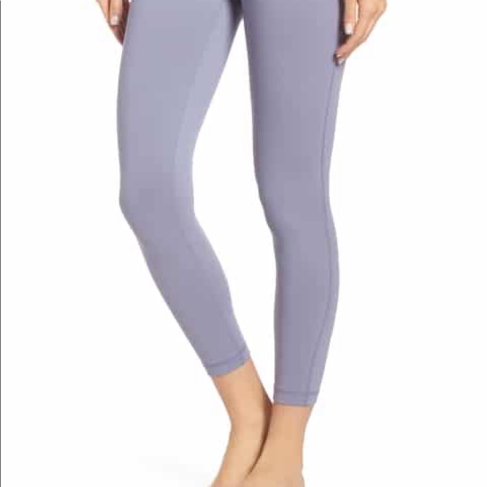 Zella Smokey purple crop legging